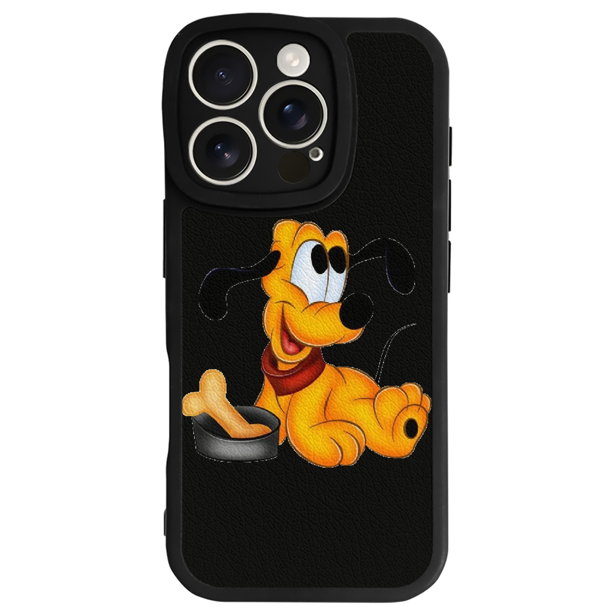 （画像用） ミッキーマウス Mickey Mouse 【iPhone 16シリーズ対応】シリコンスマホケース（レザー調） 材質：シリコン
